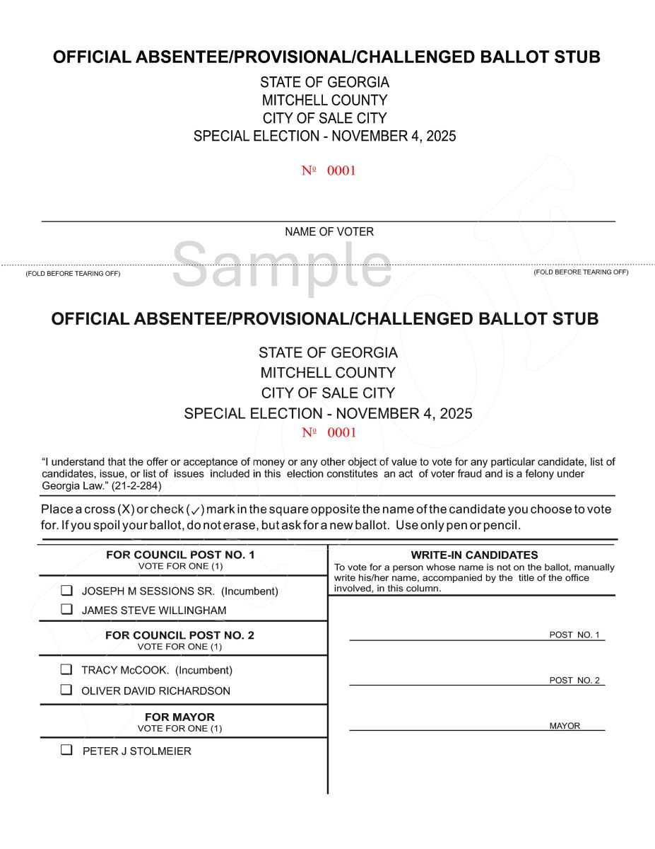 Absentee Ballot